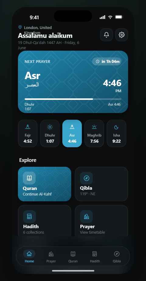 Muslim99 app preview